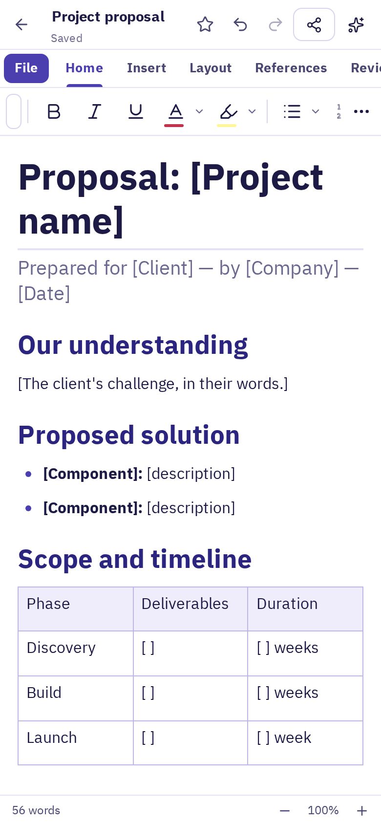 Yamama Docs on a phone
